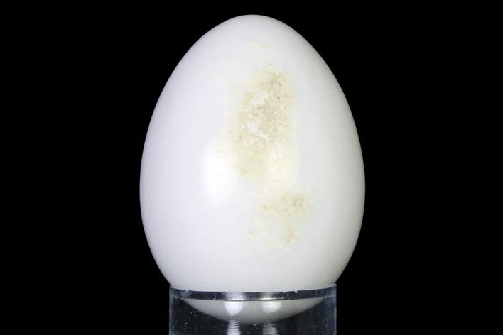 Polished White Marble Egg - Philippines #322441
